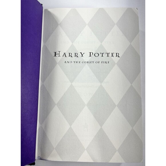 Harry Potter and the Goblet of Fire by J.K. Rowling Vintage 2000 First Edition - Picture 3 of 9